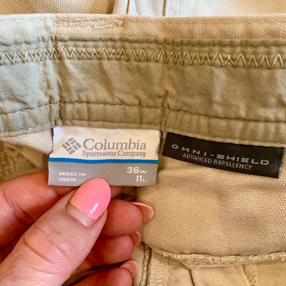 Columbia sportswear Omni-shield khaki shorts - Picture 4 of 7